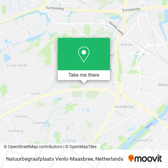 Natuurbegraafplaats Venlo-Maasbree map