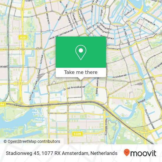 Stadionweg 45, 1077 RX Amsterdam map