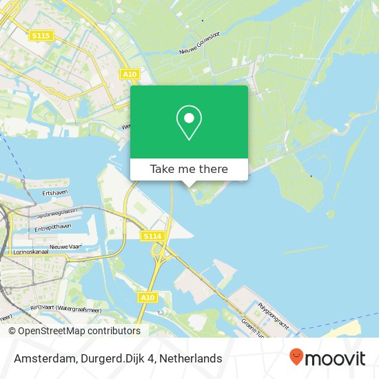 Amsterdam, Durgerd.Dijk 4 Karte
