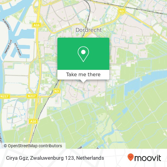 Cirya Ggz, Zwaluwenburg 123 map