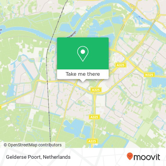 Gelderse Poort map