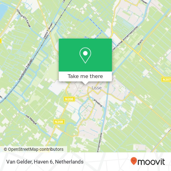 Van Gelder, Haven 6 map