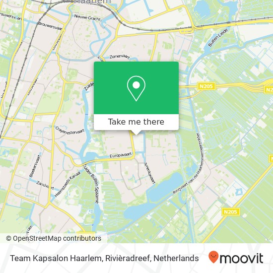 Team Kapsalon Haarlem, Rivièradreef map