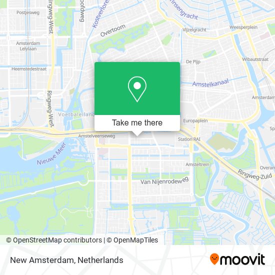 New Amsterdam map