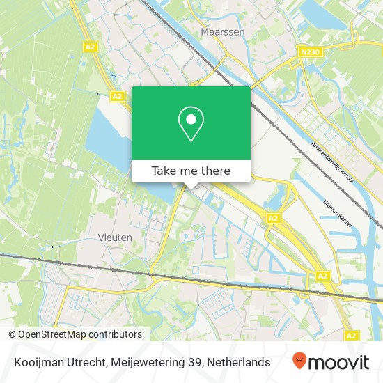 Kooijman Utrecht, Meijewetering 39 map