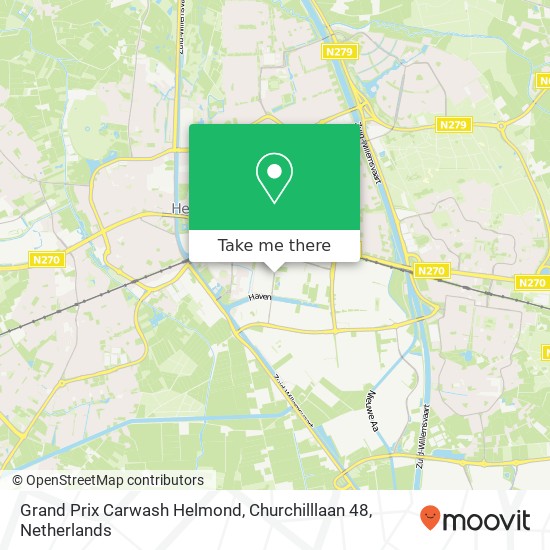 Grand Prix Carwash Helmond, Churchilllaan 48 map