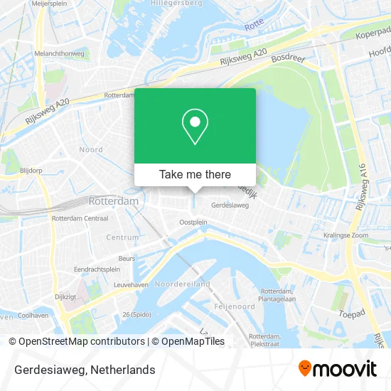 Gerdesiaweg Karte