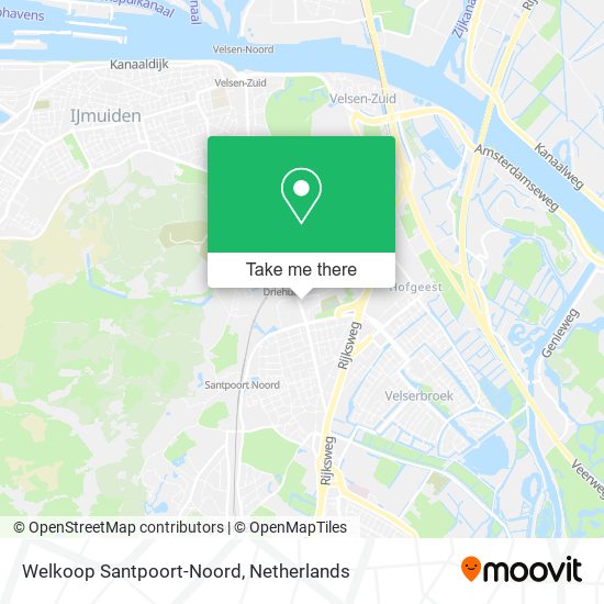 Welkoop Santpoort-Noord map