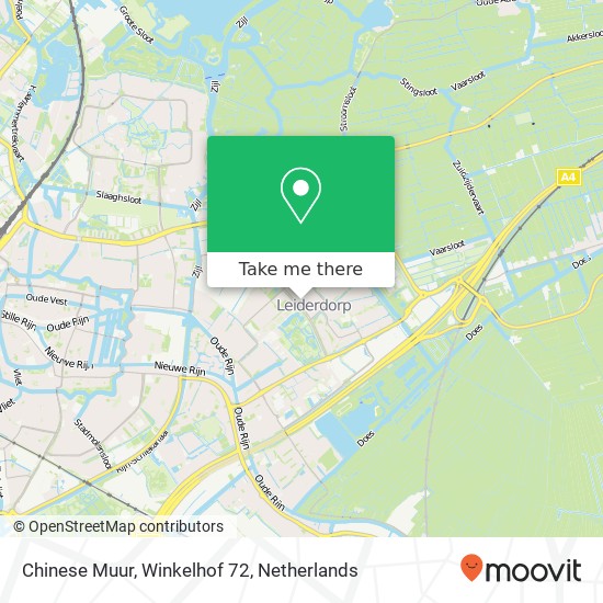 Chinese Muur, Winkelhof 72 map