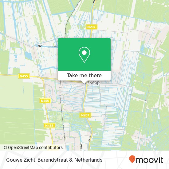 Gouwe Zicht, Barendstraat 8 map