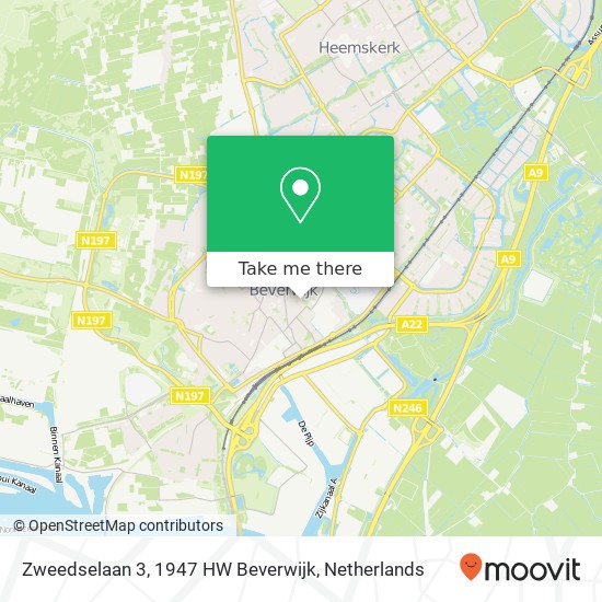 Zweedselaan 3, 1947 HW Beverwijk map