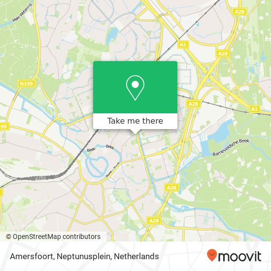 Amersfoort, Neptunusplein Karte