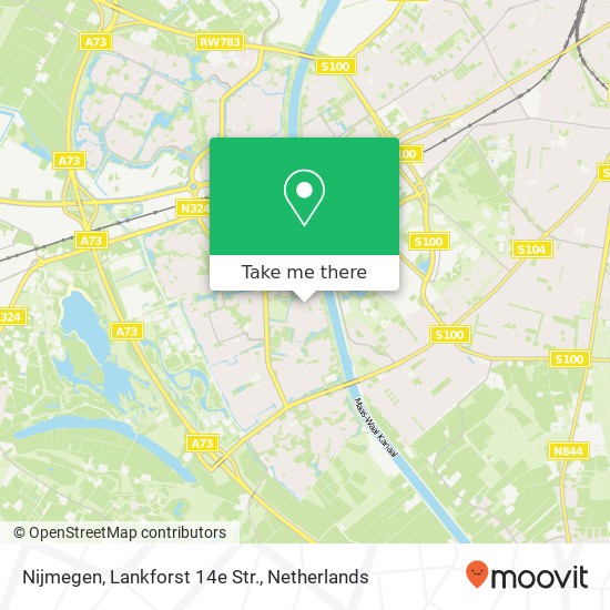 Nijmegen, Lankforst 14e Str. map