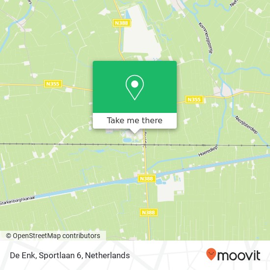 De Enk, Sportlaan 6 map