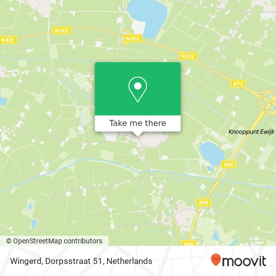 Wingerd, Dorpsstraat 51 map