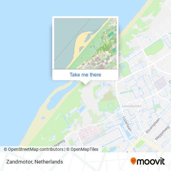 Zandmotor map