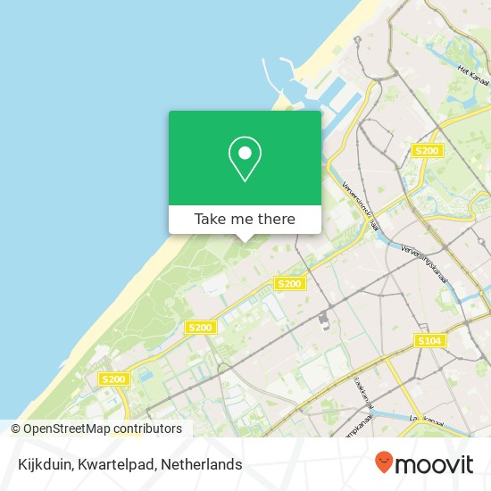 Kijkduin, Kwartelpad Karte