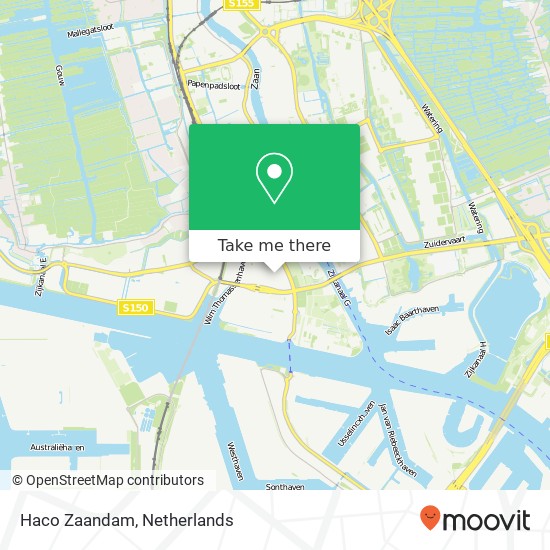 Haco Zaandam, Pieter Ghijsenlaan 16B map