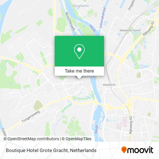 Boutique Hotel Grote Gracht map