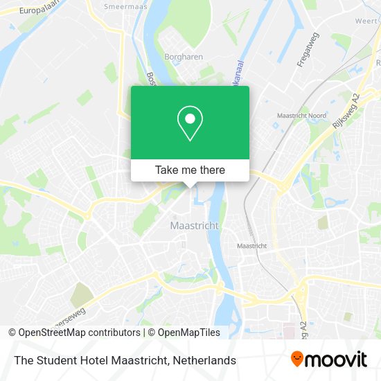 The Student Hotel Maastricht map