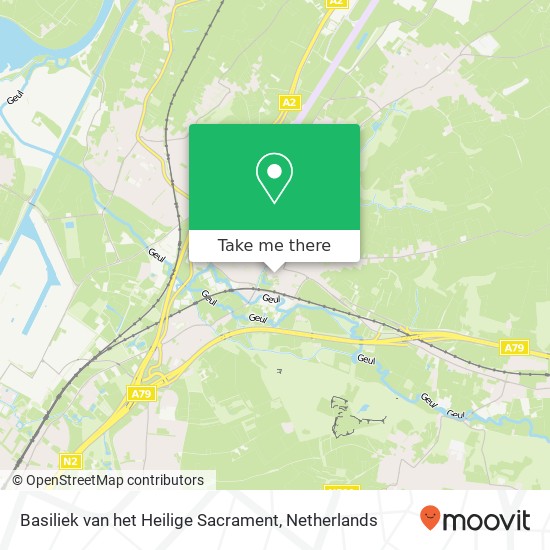 Basiliek van het Heilige Sacrament map