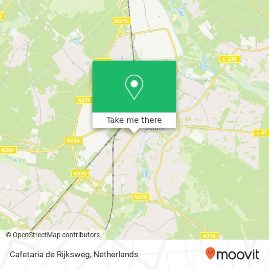 Cafetaria de Rijksweg map