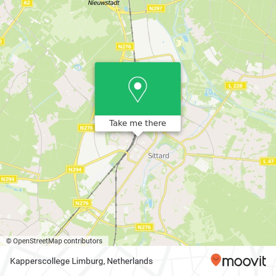 Kapperscollege Limburg map