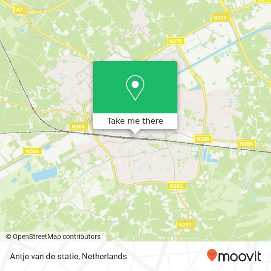 Antje van de statie map