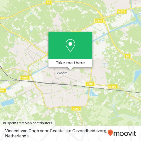 Vincent van Gogh voor Geestelijke Gezondheidszorg map