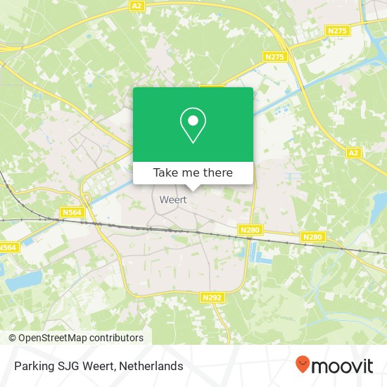 Parking SJG Weert map