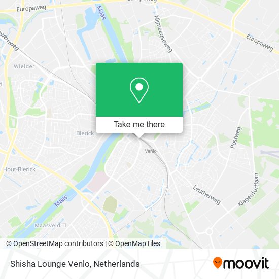 Shisha Lounge Venlo map