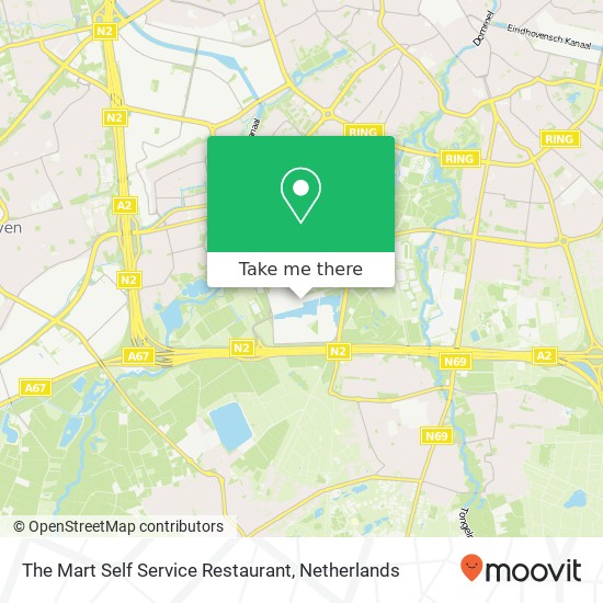 The Mart Self Service Restaurant map