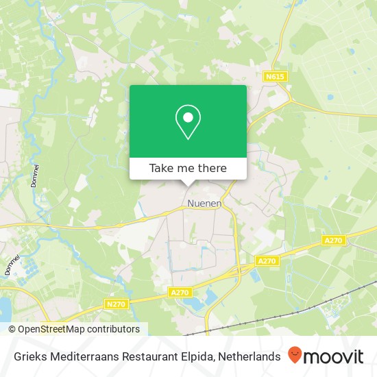 Grieks Mediterraans Restaurant Elpida map