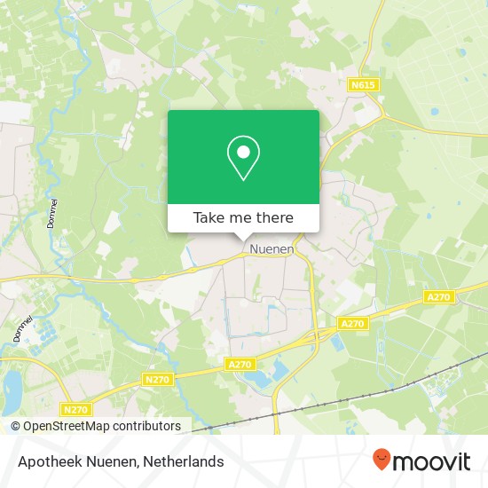 Apotheek Nuenen map