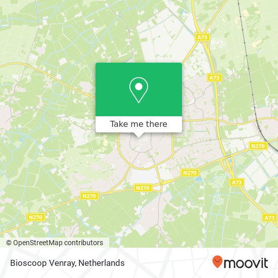 Bioscoop Venray map