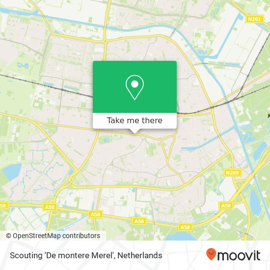 Scouting 'De montere Merel' map