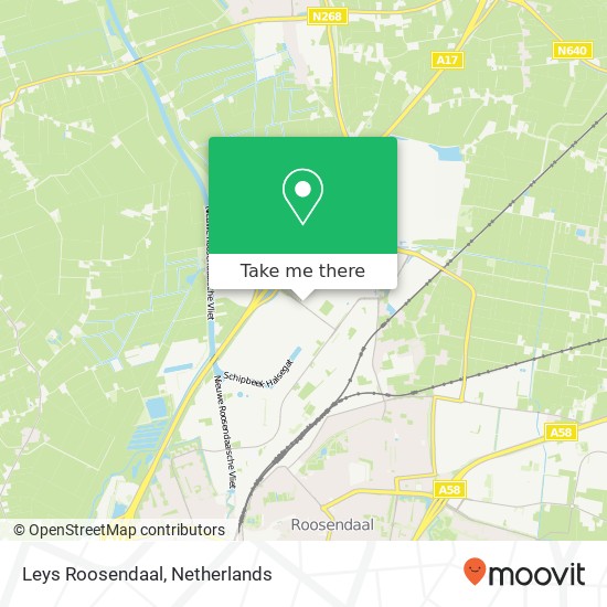 Leys Roosendaal Karte