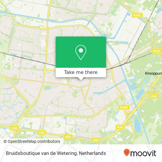 Bruidsboutique van de Wetering map