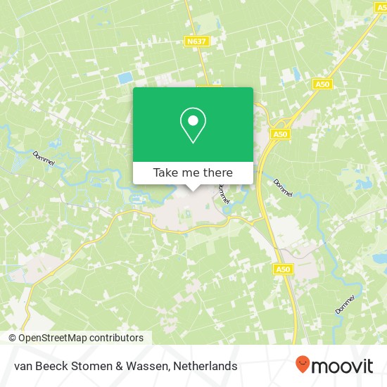 van Beeck Stomen & Wassen map