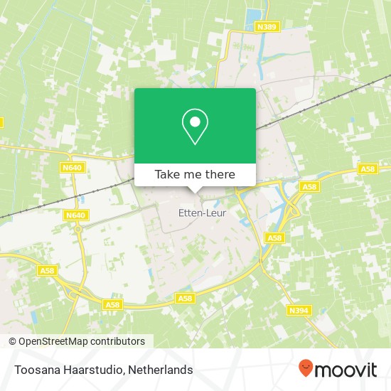 Toosana Haarstudio map
