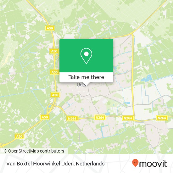 Van Boxtel Hoorwinkel Uden Karte