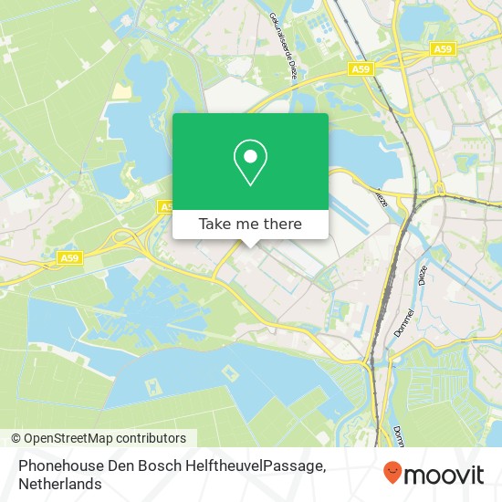 Phonehouse Den Bosch HelftheuvelPassage Karte