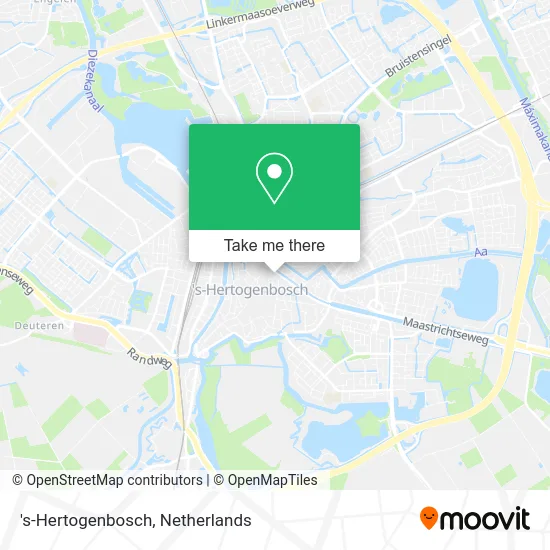 's-Hertogenbosch map