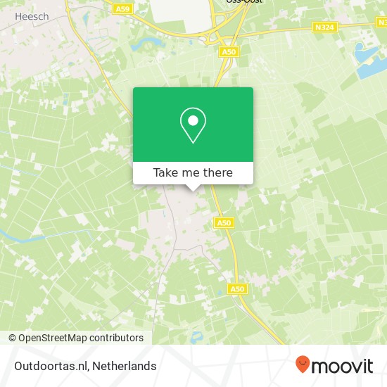 Outdoortas.nl map