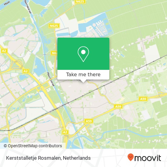 Kerststalletje Rosmalen map