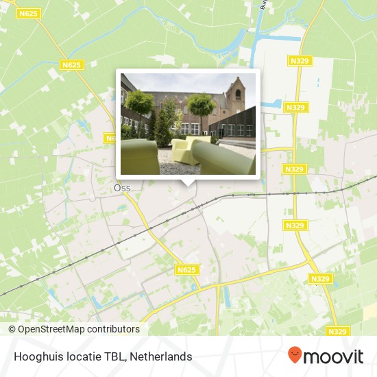 Hooghuis locatie TBL Karte