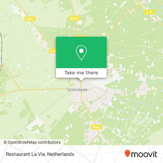 Restaurant La Vie map