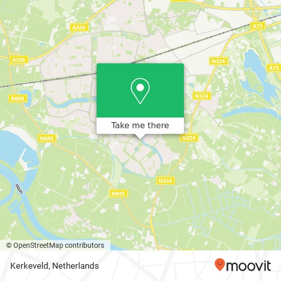 Kerkeveld Karte