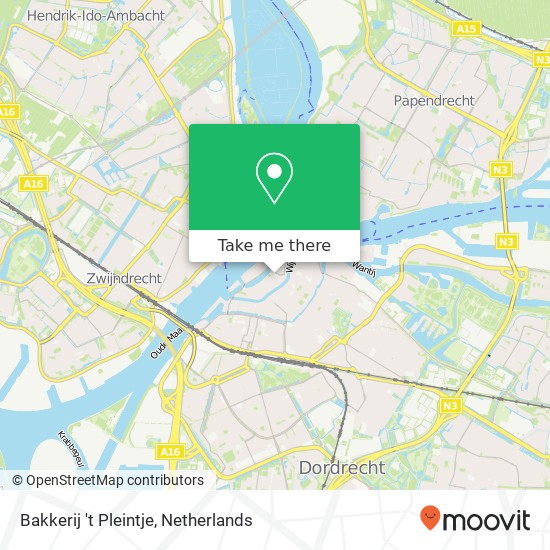 Bakkerij 't Pleintje map