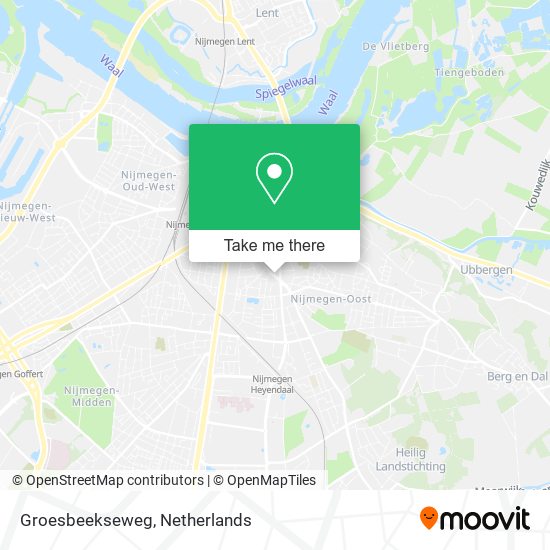 Groesbeekseweg map